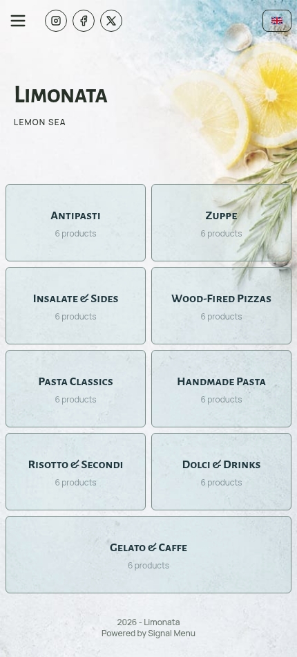 Limone Mist